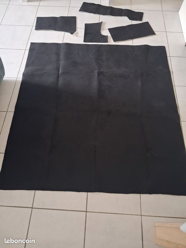 Tissu velours + chutes (image 1)