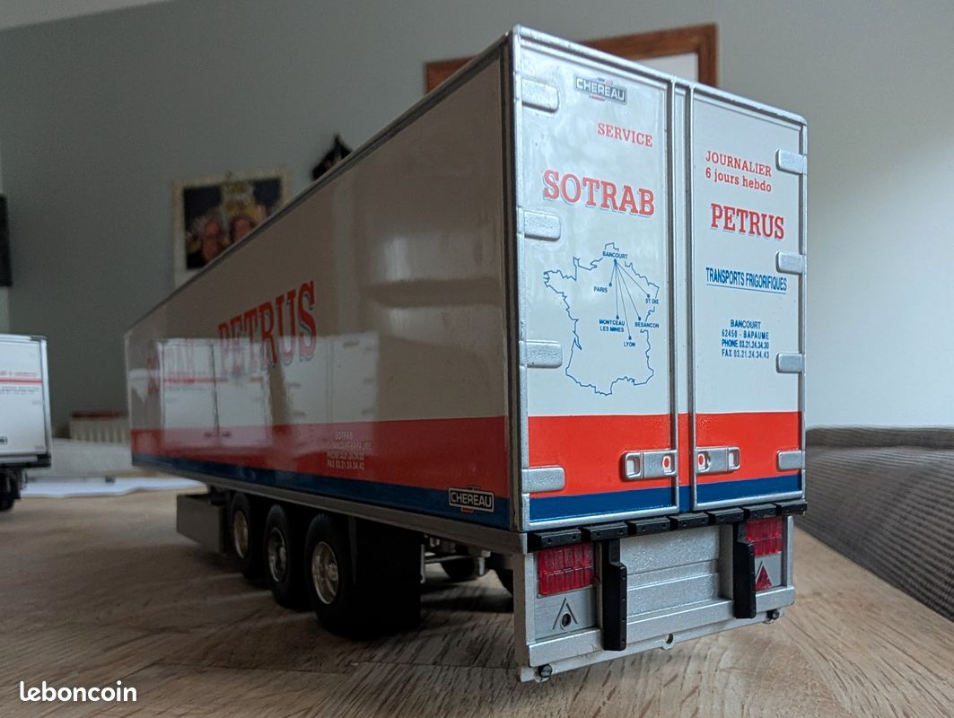 Eligor 1/43 Renault T Remorque Frigo Groupe Prevost 40 Ans MIB - Occasion