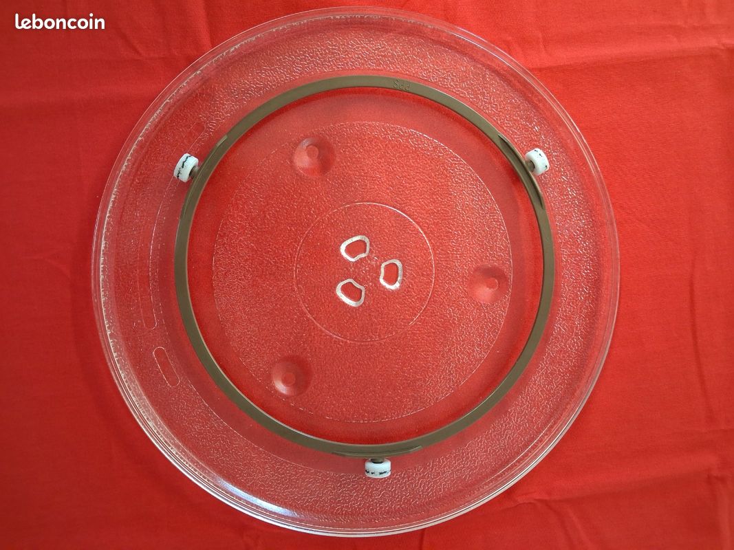 Plateau en verre 31 cm pour micro ondes (image 2)