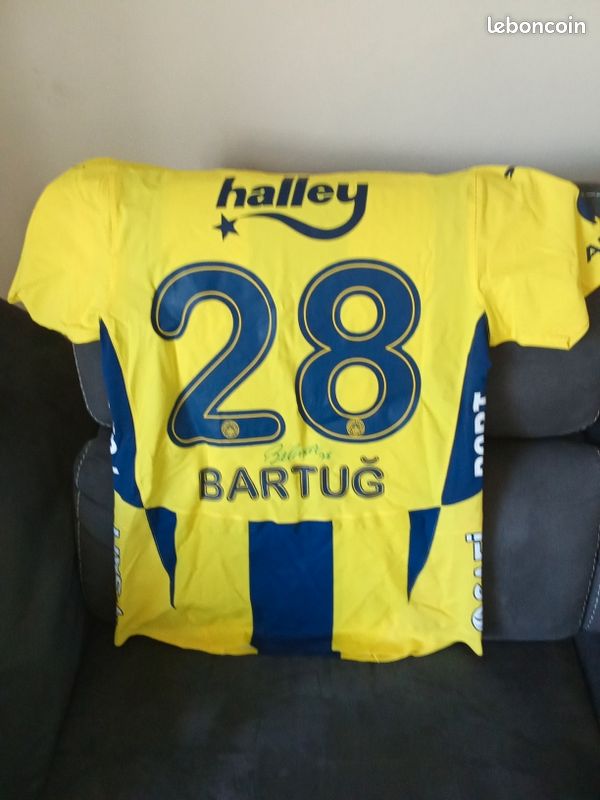 Maillot De Football Porté (match Worn) – Fenerbahce Szymanski – Puma – Non Lavé