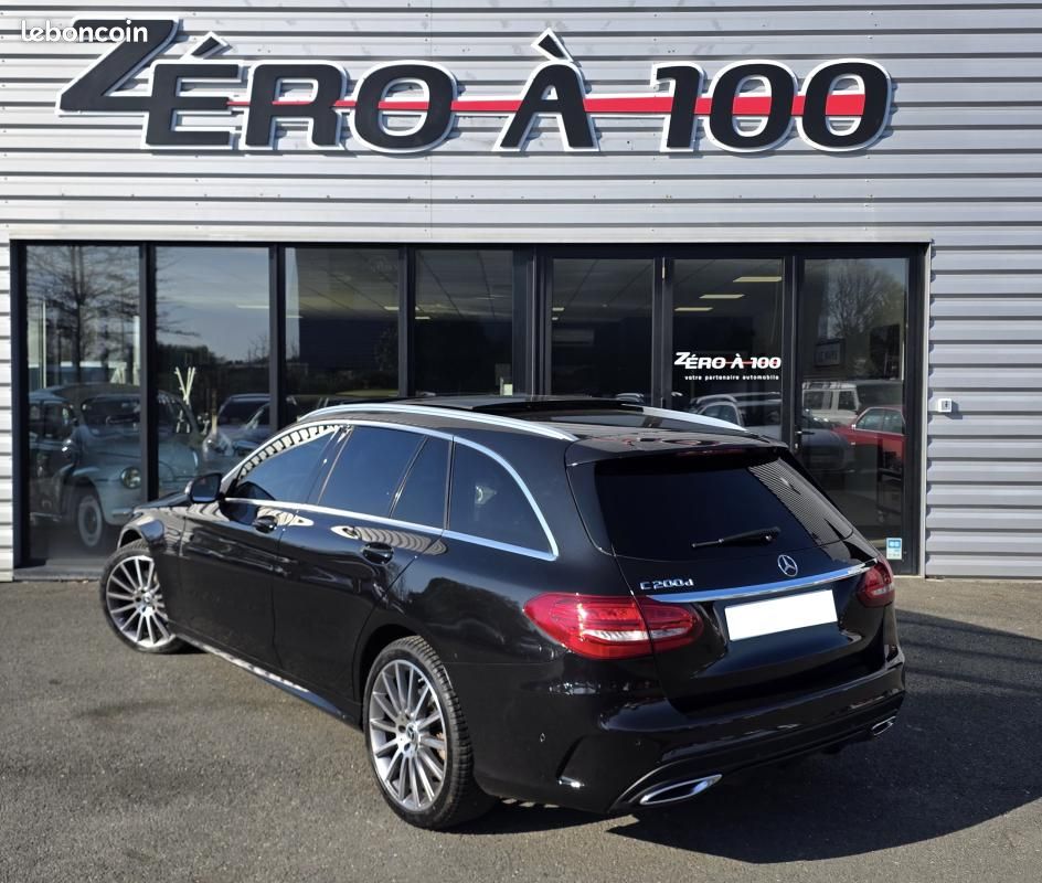 Mercedes Classe C 200 2.1D AMG LINE – AIRMATIC TOIT PANO INTÉRIEUR ROUGE (image 4)