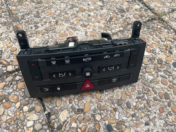 platine Commande clim climatisation chauffage Peugeot 407 96573322 YW 02