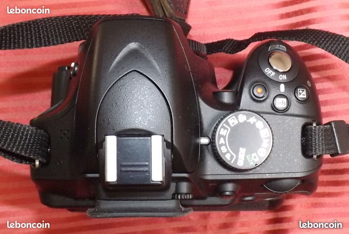NIKON D3200 + zooms AF-S 18/55 et 55/200 + grip + sac (image 3)