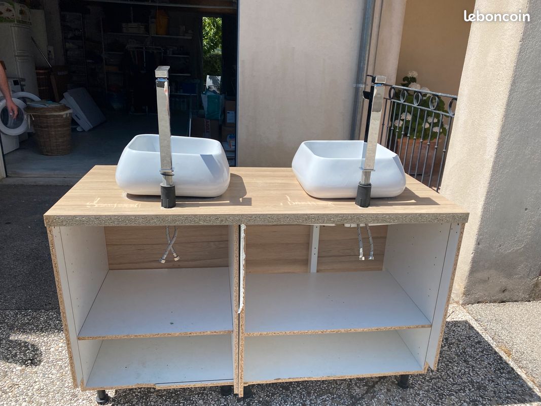 Meuble salle de bain double vasque (image 3)