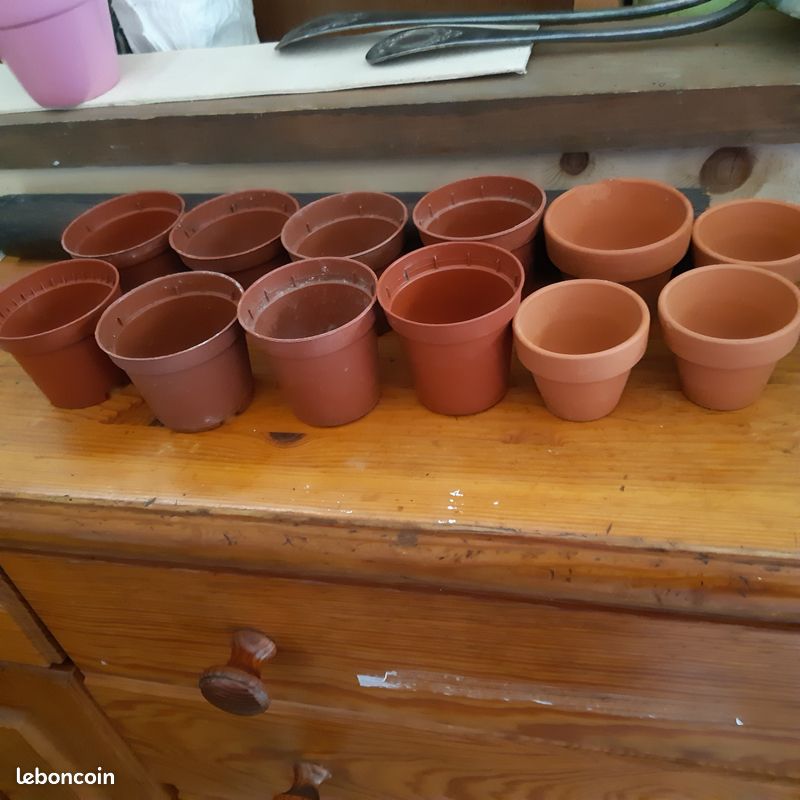 Lot petit pot et lot de pot non percé (image 3)