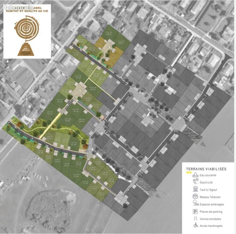 Terrain 472 m² Le Gua · 56 168 €