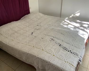 Couverture couvre lit d'occasion - Linge de maison