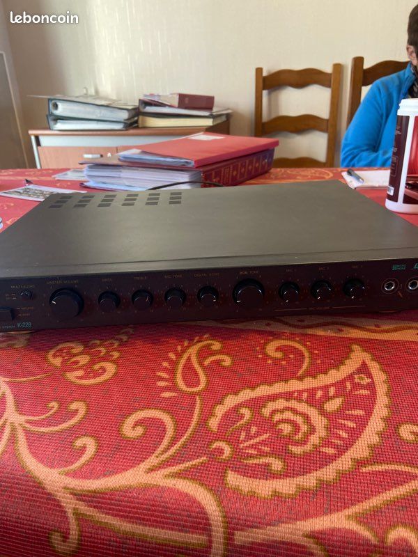 Amplificateur Audio 7 canaux DJ mixeur amplificateur alimenté