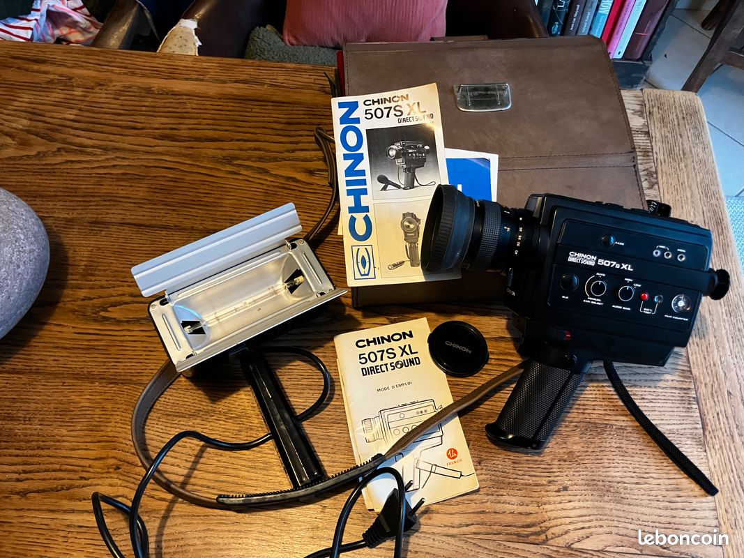 VIDÉO VINTAGE# CAMERA Super 8 / Sankyo Sound XL-60S - Sacoche, Accessoires... EUR 24,00 - FR