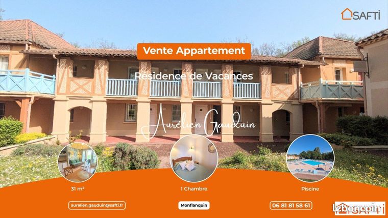 Appartement 2 pièces 32 m²