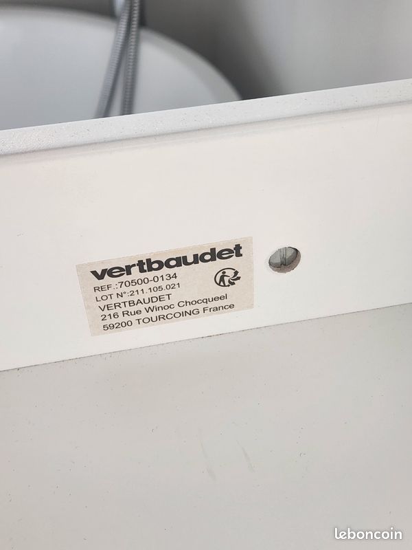 Table à langer Verbaudet bois et blanc (image 3)