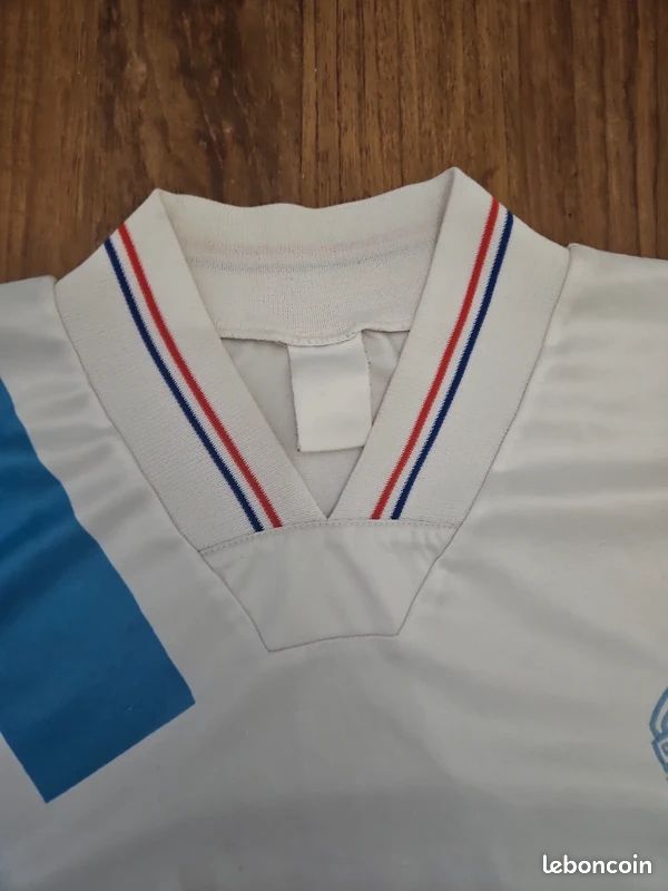 Maillot Vintage Olympique De Marseille 1991-1992 #9 - Adidas Taille XL - Occasion état Moyen