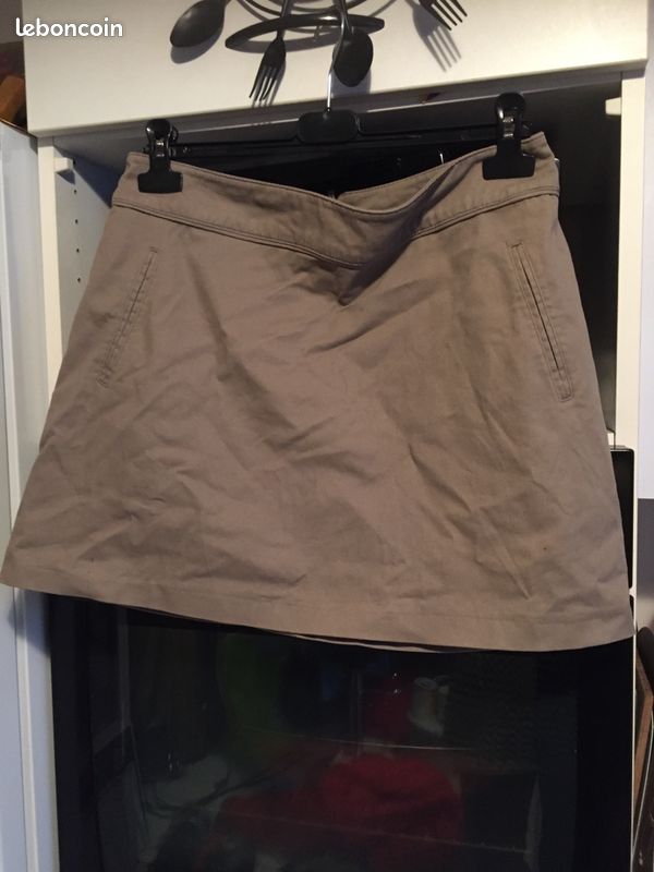 Jupe kaki CAMAIEU T44 (image 1)