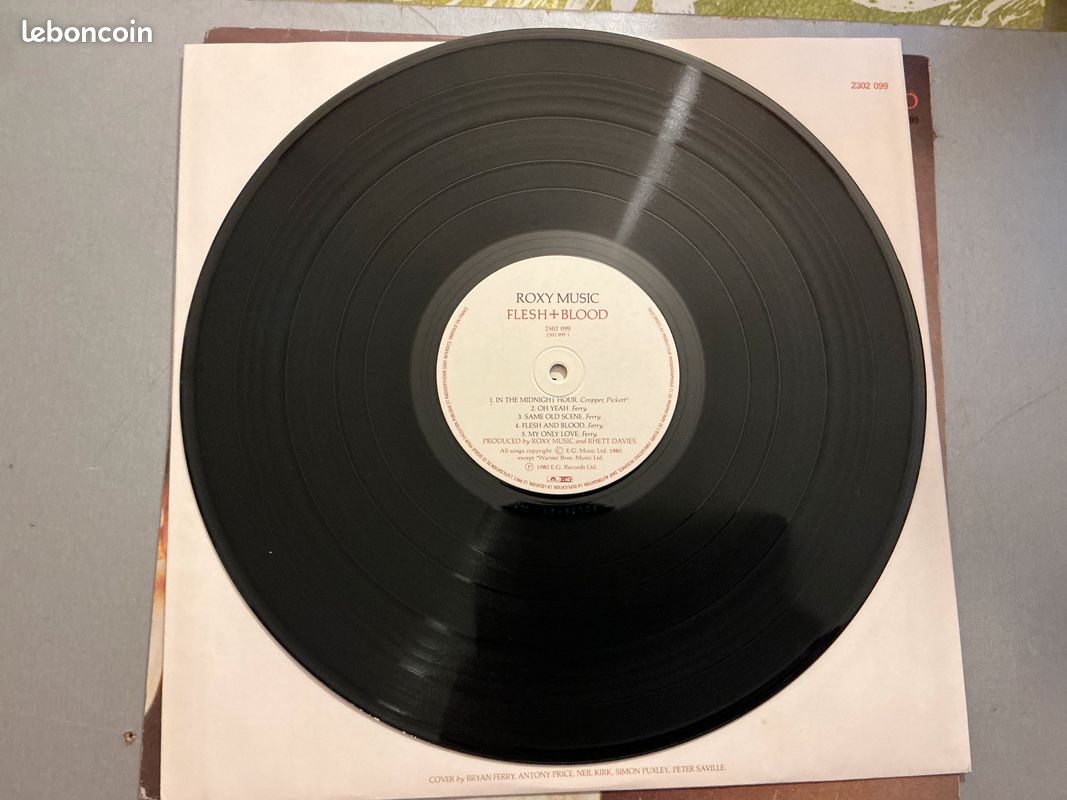 Vinyle Roxy Music – Flesh + Blood (1980) 🎧 (image 4)