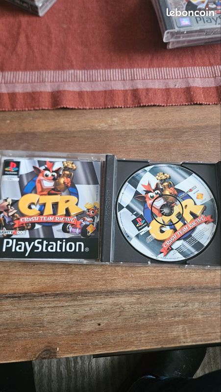 Jeu Vidéo CTR Crash Team Racing - PlayStation 1 PS1 Version PAL FR - Excellent état