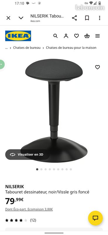 Tabouret dessinateur (image 2)