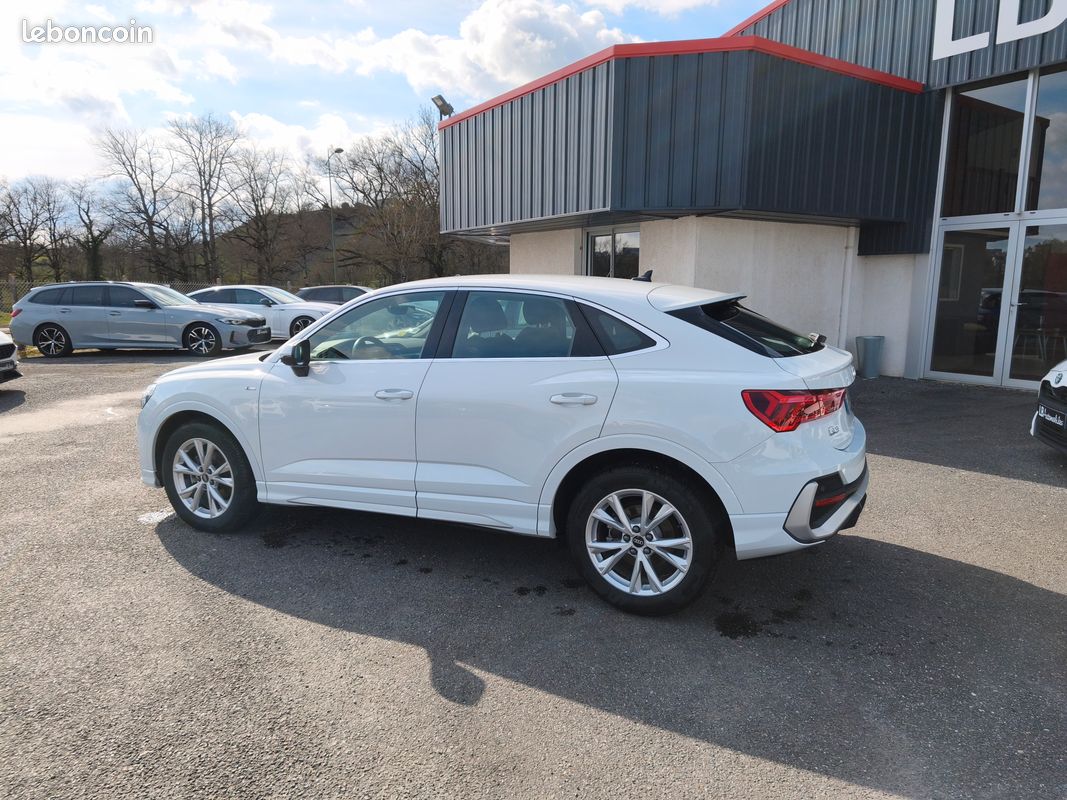 Q3 Sportback 2.0 TDI 150 cv S tronic 7 S line / 1°Main / Excellent Etat (image 3)