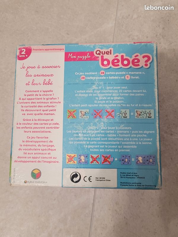 Jeu mon puzzle quel bébé Oxybul (image 3)