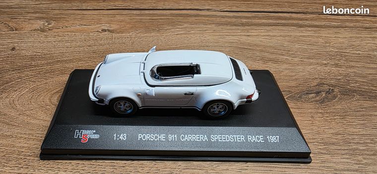 DIE CAST 1/43 Modellino Auto Porsche 911 Carrera Speedster Race 1987