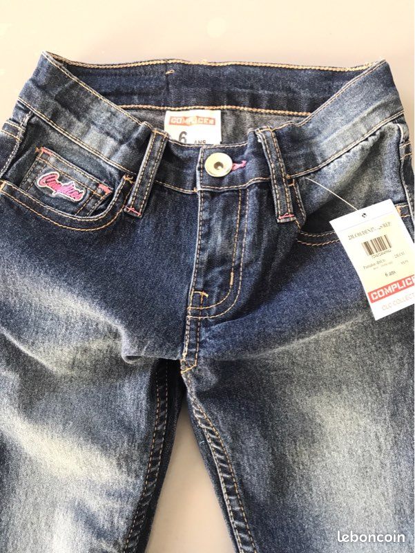 Beau pantalon jean fille Complices T 6 ans neufs (image 8)
