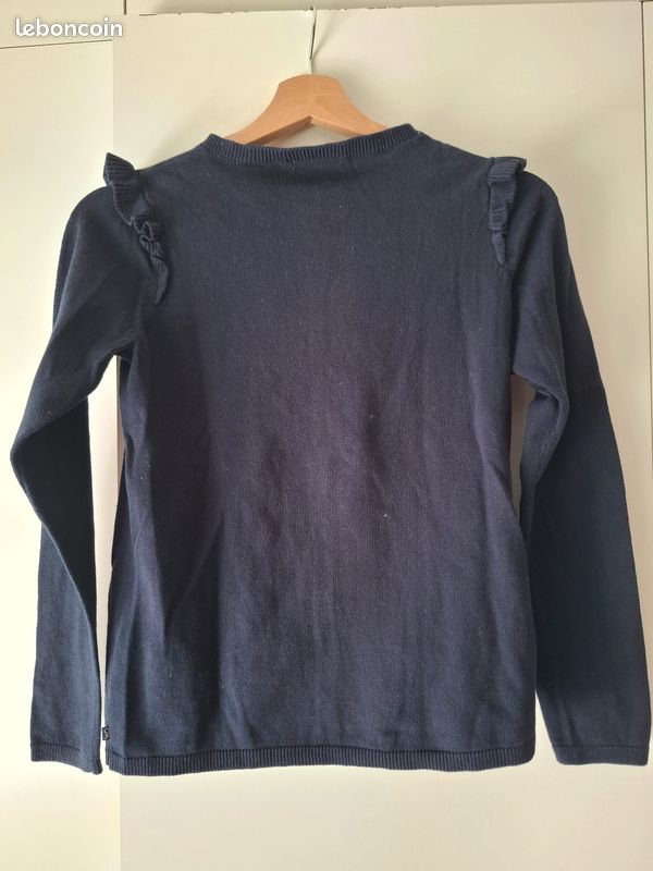 Gilet Femme Okaïdi Gris Taille XS - Occasion En Très Bon état - Laine Et Acrylique