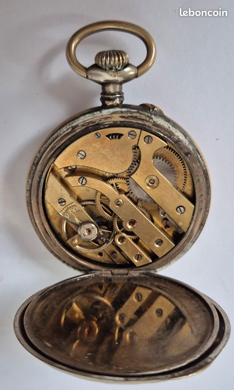 Montre Gousset Ancienne En Argentan – Années 1900, à Réparer Ou Pour Pièces