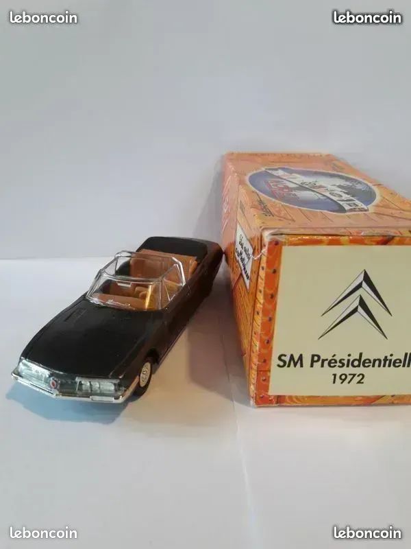 Citroën DS Chapron Majesty Noire 1/43 HECO MINIATURES – Voiture Miniature Résine Collection Limitée