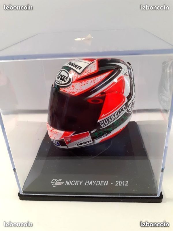 Casque Miniature MotoGP Jorge Lorenzo 2013 - Échelle 1/5 - Marque Altaya - Occasion Collection