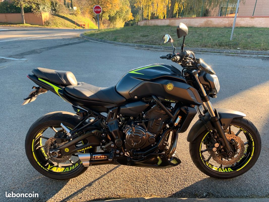 Kit Déco Moto Channel Yamaha MT 07 Jaune