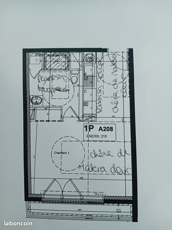 Appartement 1 pièce 30 m² · à Montévrain · 30 m² · 1 050 €