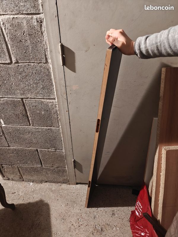 Étagère murale noire 80x20 (image 2)