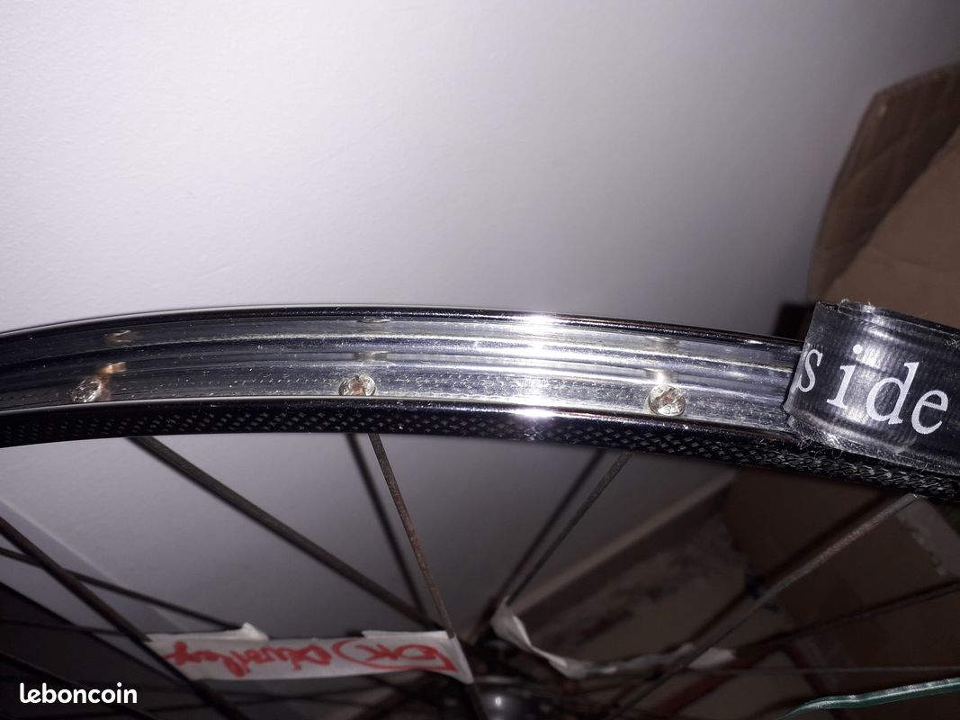 Paire De Moyeux Maillard AV/AR - Roue Vélo 700 - Pignon Le Cyclo - 18 Rayons - Fabriqué En France