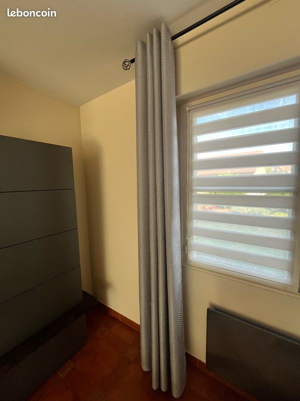 Paire de rideaux gris (image 2)