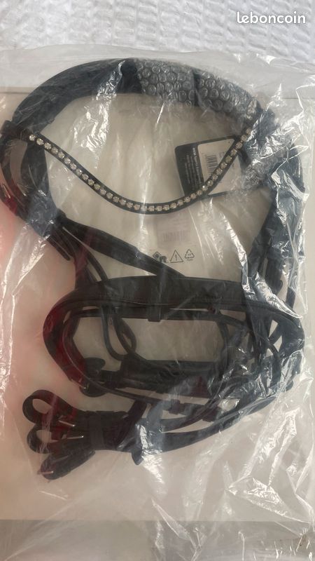 Filet noir HMK d’équitation (image 7)