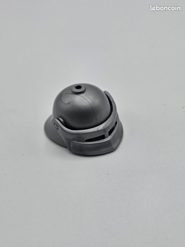 Playmobil - Casque salade visière chevalier soldat chapeau heaume armure médiéval 3137 3287 3668 4567 5707 5725 5818 5863 (image 1)