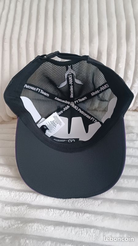 Casquette Mercedes AMG Petronas F1 Lewis Hamilton - Néon/Noir