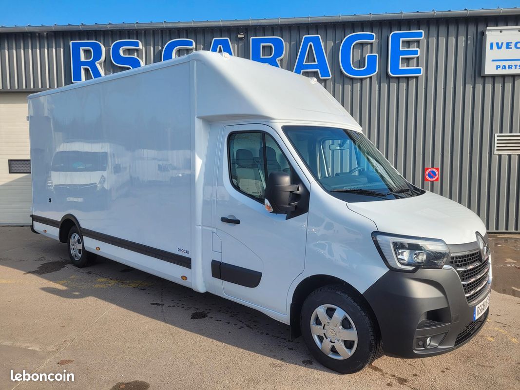 RENAULT MASTER L3H1 PLANCHER CABINE 2.3 Blue DCI 165 GRAND CONFORT CAISSE GRAND VOLUME 22 m3 « PROCAR » NEUF avec GPS + CLIMATISATION AUTOMATIQUE / CYLINDRÉE MOTEUR 2.3 LITRES ( Prix Vente 48 990 HT ) (image 1)