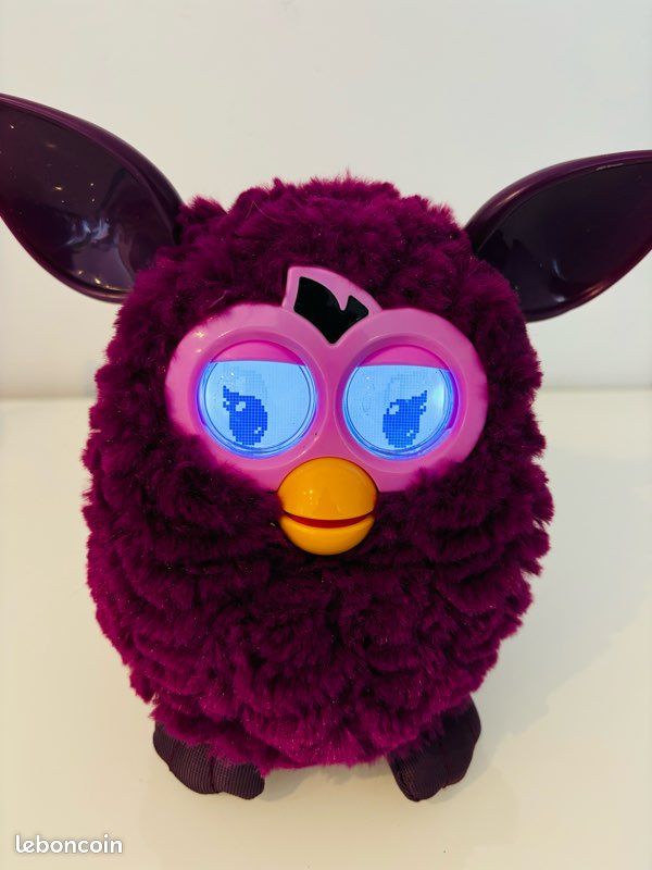 Hasbro 2012 #A006 Furby Plum Fairy purple peluche interactive prune violet lot rare vintage boom voodoo tiger retro animal interactif furbish galaxy furblets baby food cards collection SOP77 (image 9)