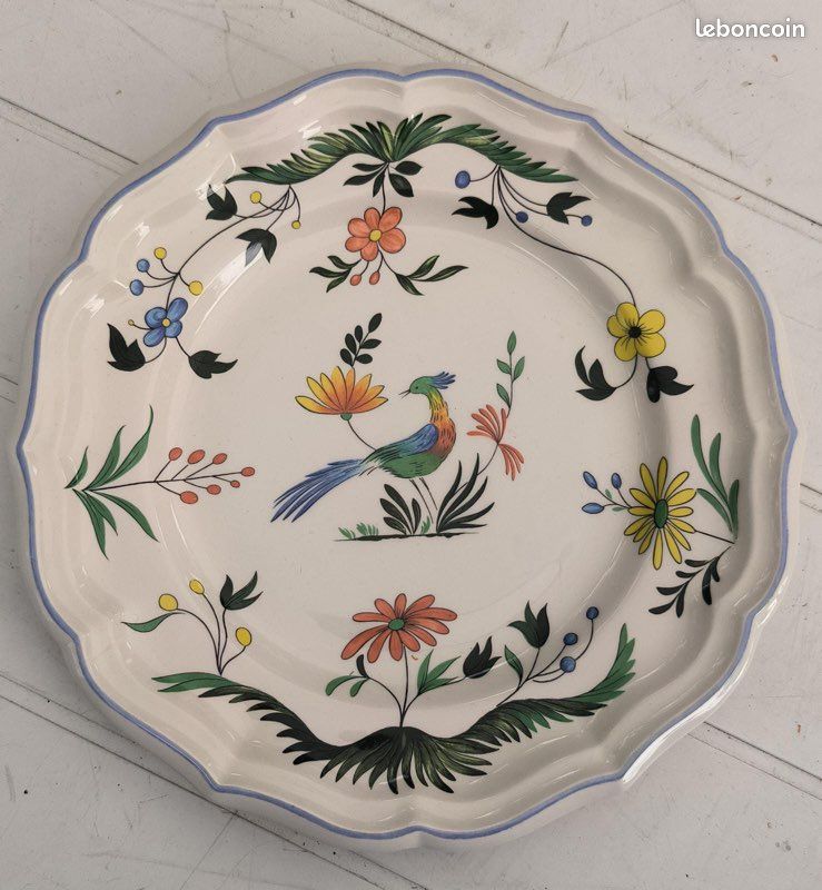 Assiettes faïence de Gien (image 3)