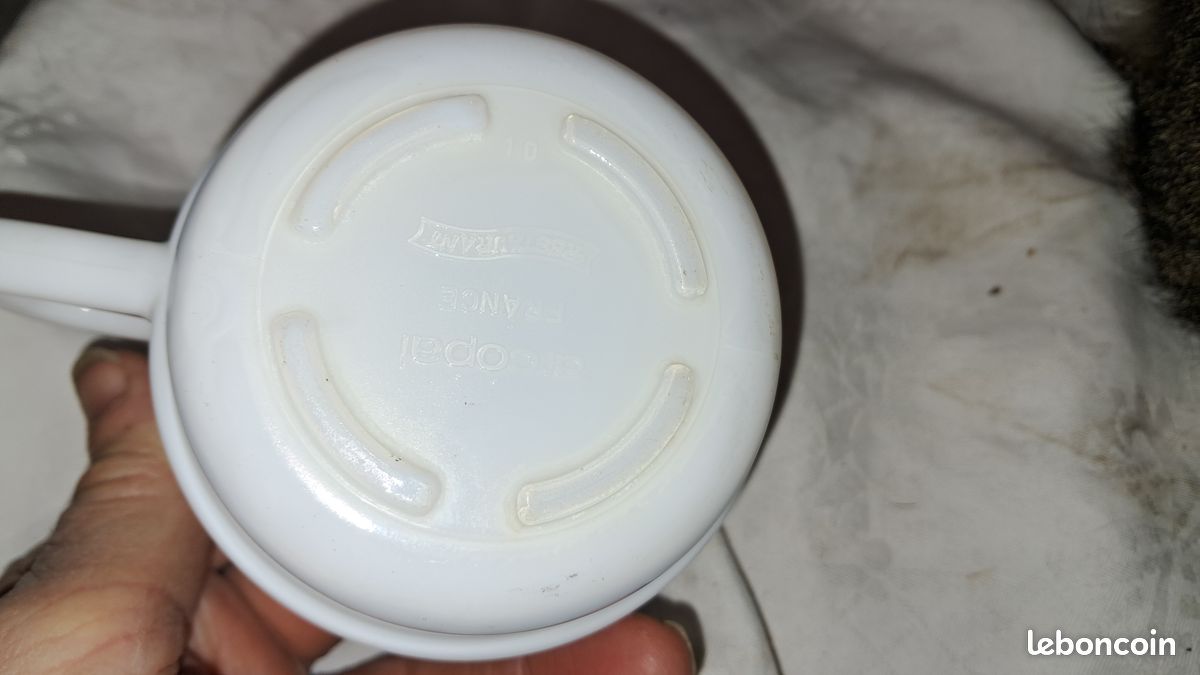 Tasse arcopal à café lourdes(hj) (image 3)