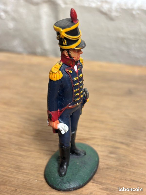 Soldat De Plomb Premier Empire - Officier Artillerie à Pied Garde Impériale 1810