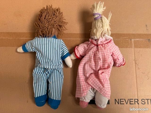 Poupées bonne nuit les petit nicolas et pimprenelle bonne nuit les petits (image 2)
