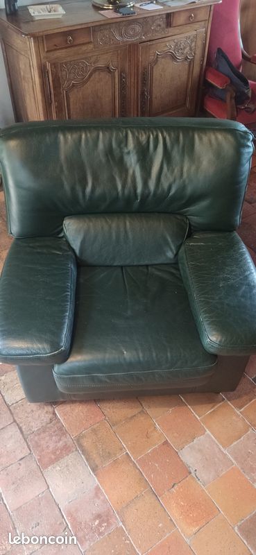 Fauteuil en cuir (image 2)