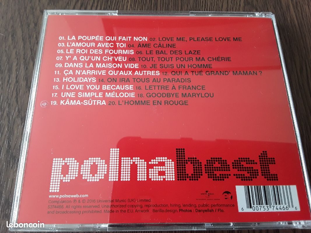 CD MICHEL POLNAREFF " polnabest" (image 3)
