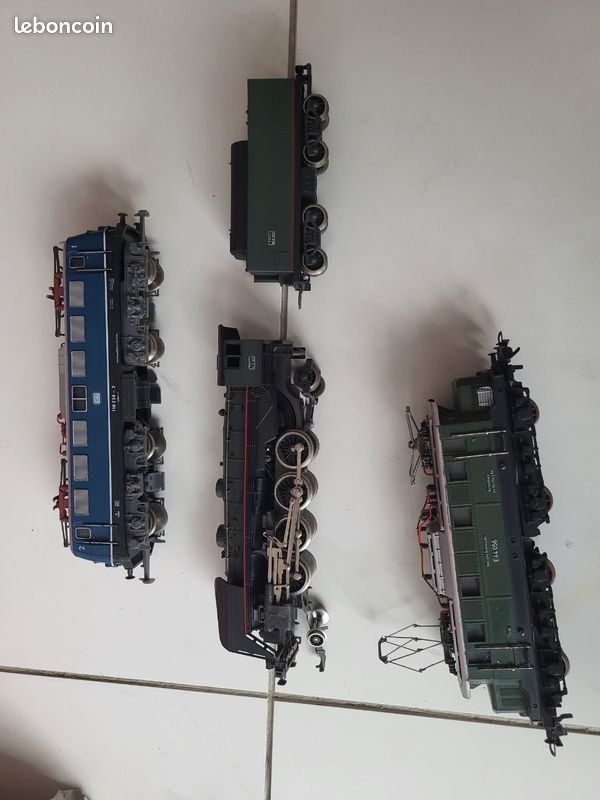 ๐ Grosse Collection de Trains รlectriques H0 - Roco, Jouef, et ...