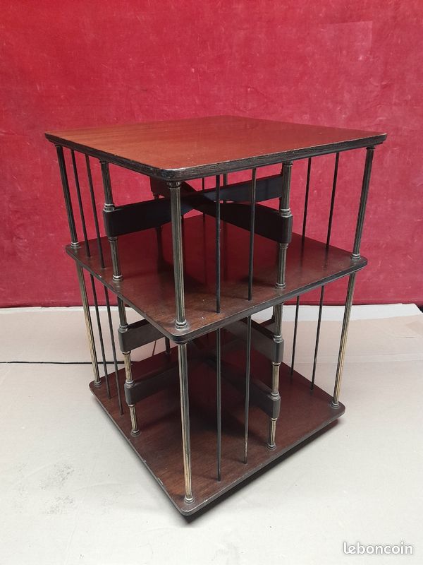 Petite bibliothèque tournante de salon (image 1)