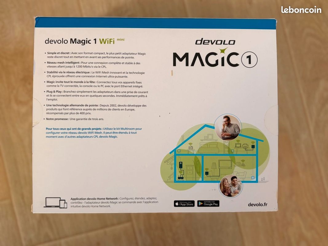 Kit CPL Wifi Mini Devolo Magic - Neuf (image 3)