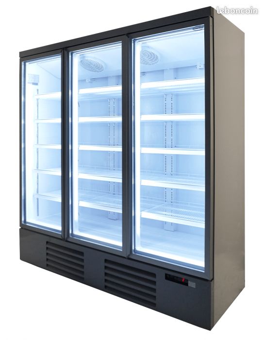✅Prix TTC - Vitrine murale réfrigérée en libre-sevice +1°C/+10°C - 3 portes battantes - Livraison Offerte dans toute la France (image 2)