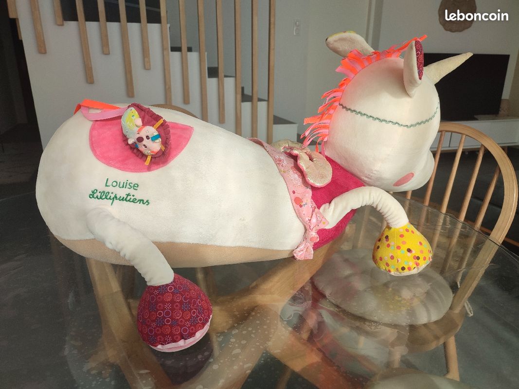 Peluche Licorne Lilliputien Grande Peluche D'activités Louise La