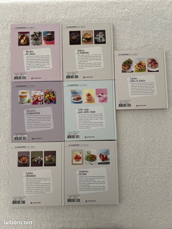 Livre recette la collection Cyril lignac (image 2)